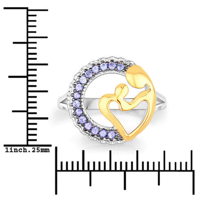 0.28 Carat Genuine Tanzanite .925 Sterling Silver Ring Bids.com
