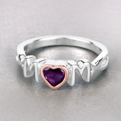 0.43 Carat Genuine Amethyst .925 Sterling Silver Ring Bids.com
