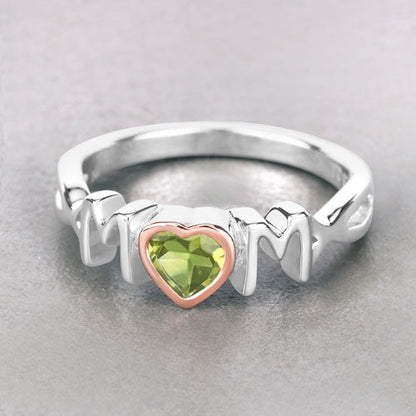 0.44 Carat Genuine Peridot .925 Sterling Silver Ring Bids.com