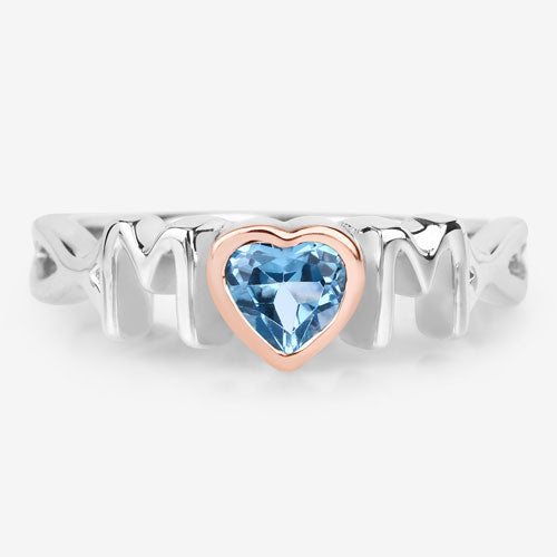 0.52 Carat Genuine Swiss Blue Topaz .925 Sterling Silver Ring Bids.com