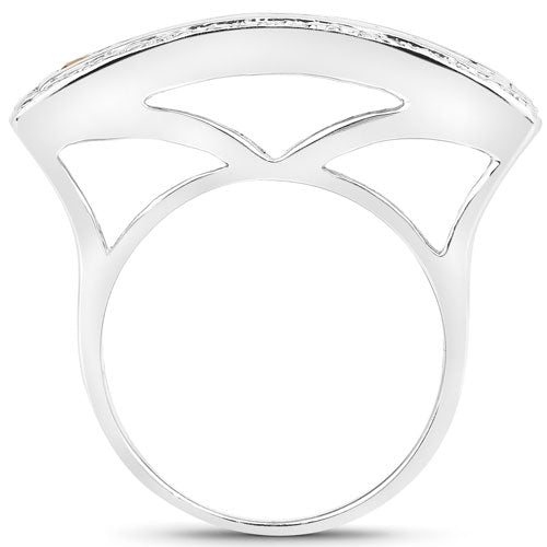 1.08 Carat Genuine Multi Sapphire .925 Sterling Silver Ring Bids.com