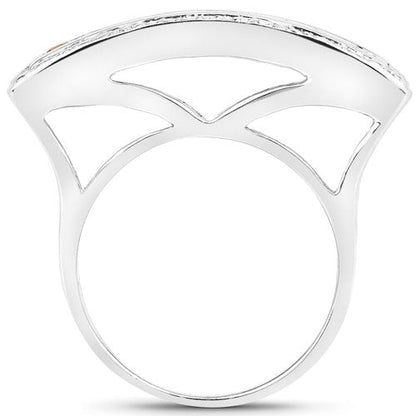 1.08 Carat Genuine Multi Sapphire .925 Sterling Silver Ring Bids.com