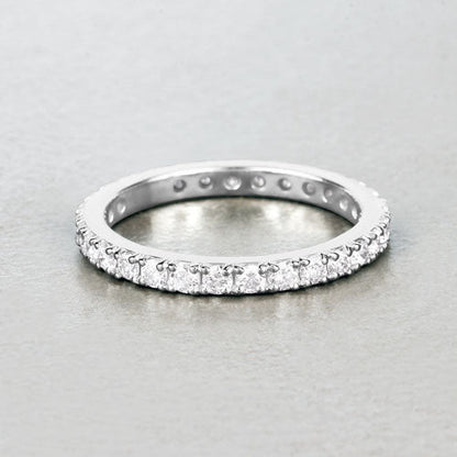 1.00 Carat Lab Grown Diamond 14K White Gold Ring Bids.com
