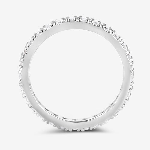 1.00 Carat Lab Grown Diamond 14K White Gold Ring Bids.com