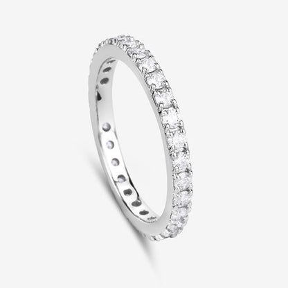 1.00 Carat Lab Grown Diamond 14K White Gold Ring Bids.com