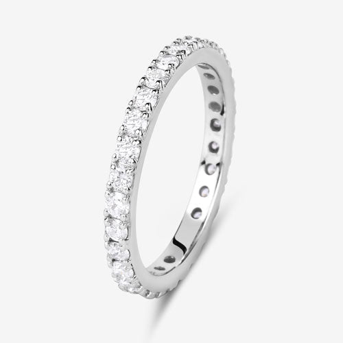 1.00 Carat Lab Grown Diamond 14K White Gold Ring Bids.com