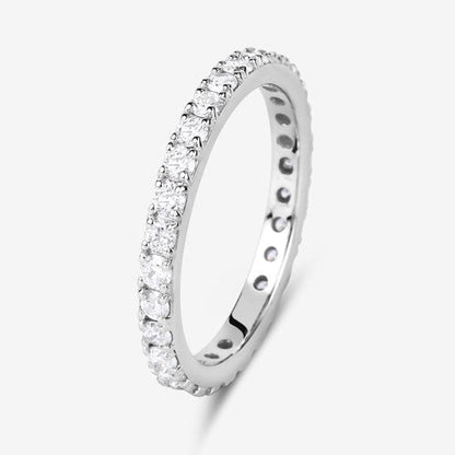 1.00 Carat Lab Grown Diamond 14K White Gold Ring Bids.com