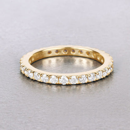 1.00 Carat Lab Grown Diamond 14K Yellow Gold Ring Bids.com