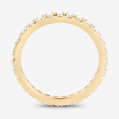 1.00 Carat Lab Grown Diamond 14K Yellow Gold Ring Bids.com