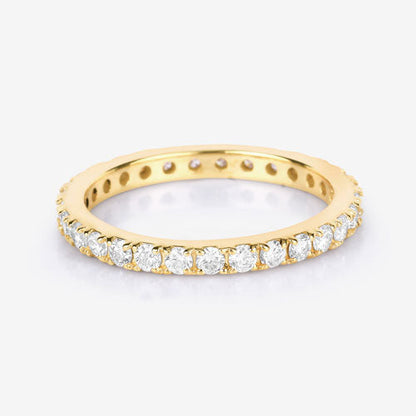 1.00 Carat Lab Grown Diamond 14K Yellow Gold Ring Bids.com