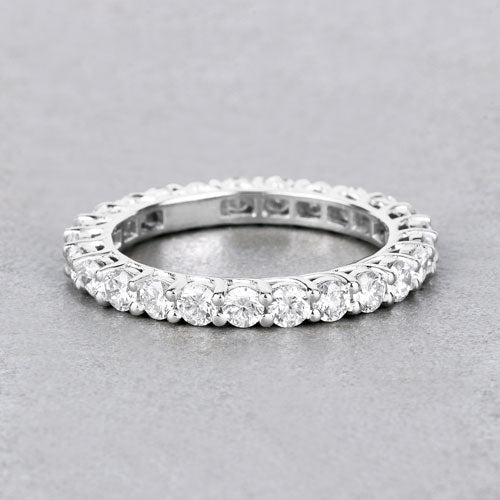 1.50 Carat Lab Grown Diamond 14K White Gold Ring Bids.com