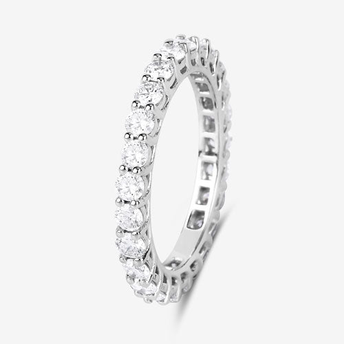 1.50 Carat Lab Grown Diamond 14K White Gold Ring Bids.com