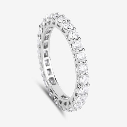 1.50 Carat Lab Grown Diamond 14K White Gold Ring Bids.com