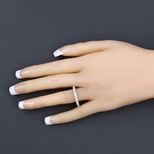 1.50 Carat Lab Grown Diamond 14K White Gold Ring Bids.com
