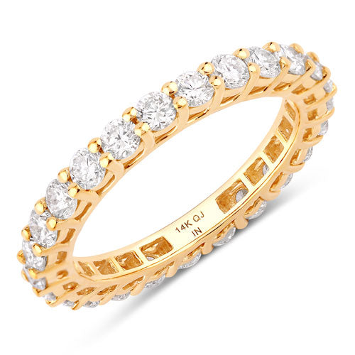1.50 Carat Lab Grown Diamond 14K Yellow Gold Ring Bids.com