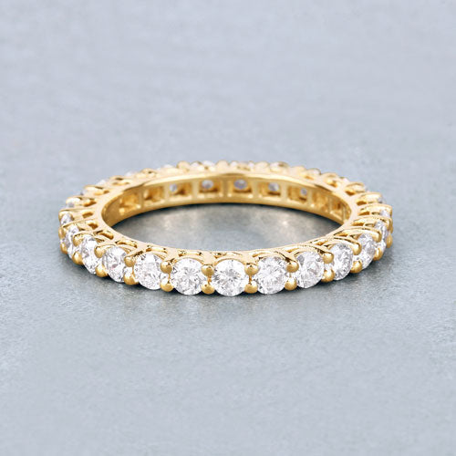 1.50 Carat Lab Grown Diamond 14K Yellow Gold Ring Bids.com