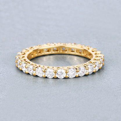 1.50 Carat Lab Grown Diamond 14K Yellow Gold Ring Bids.com