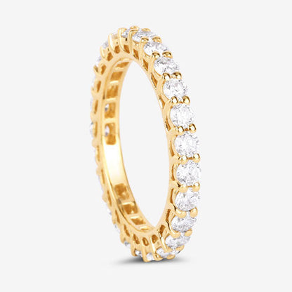 1.50 Carat Lab Grown Diamond 14K Yellow Gold Ring Bids.com