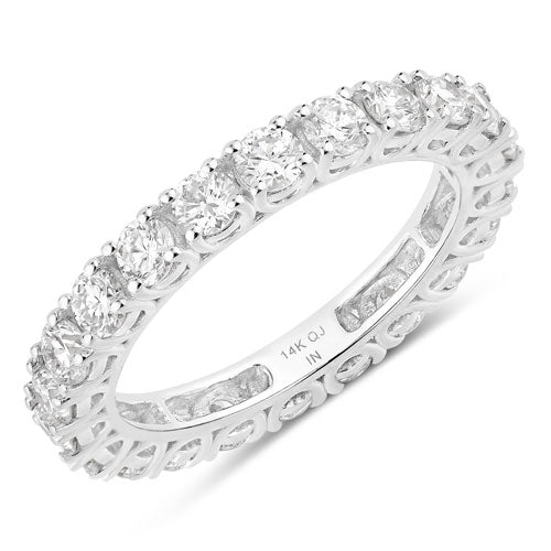 2.00 Carat Lab Grown Diamond 14K White Gold Ring Bids.com