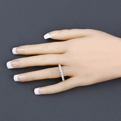 2.00 Carat Lab Grown Diamond 14K White Gold Ring Bids.com