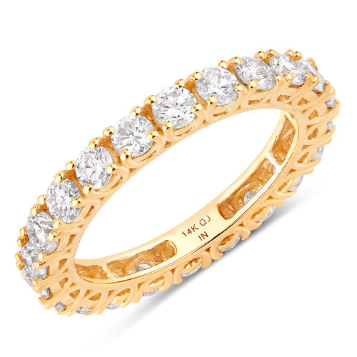 2.00 Carat Lab Grown Diamond 14K Yellow Gold Ring Bids.com