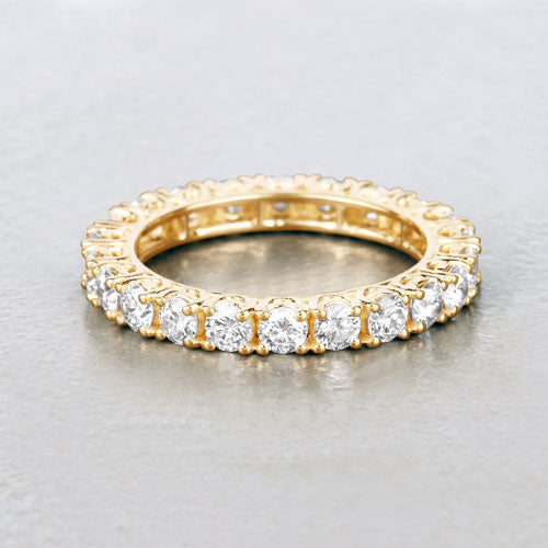 2.00 Carat Lab Grown Diamond 14K Yellow Gold Ring Bids.com