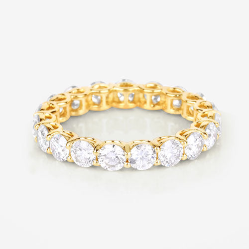 3.00 Carat Lab Grown Diamond 14K Yellow Gold Ring Bids.com