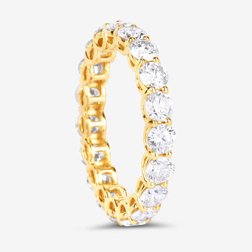 3.00 Carat Lab Grown Diamond 14K Yellow Gold Ring Bids.com