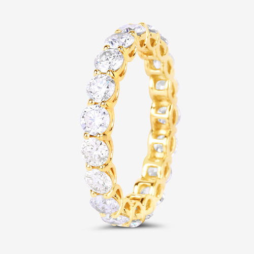 3.00 Carat Lab Grown Diamond 14K Yellow Gold Ring Bids.com