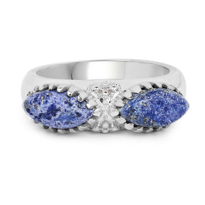 2.28 Carat Genuine Lapis Lazuli .925 Sterling Silver Ring Bids.com