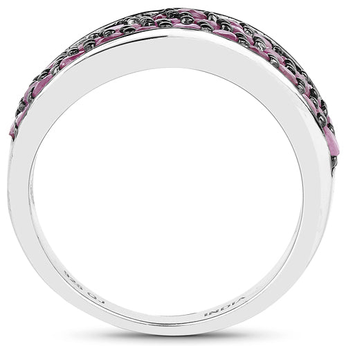 2.33 Carat Genuine Ruby .925 Sterling Silver Ring Bids.com