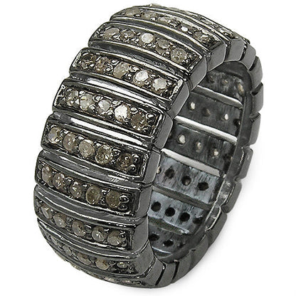 1.25 Carat Genuine TLB Diamond .925 Sterling Silver Ring Bids.com