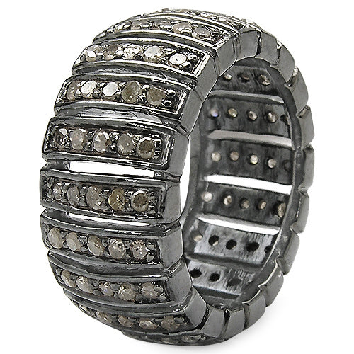 1.25 Carat Genuine TLB Diamond .925 Sterling Silver Ring Bids.com