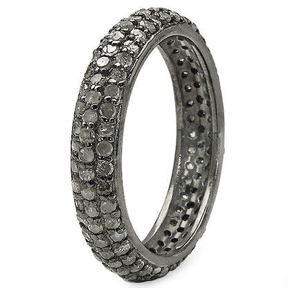 1.40 Carat Genuine TLB Diamond .925 Sterling Silver Ring Bids.com