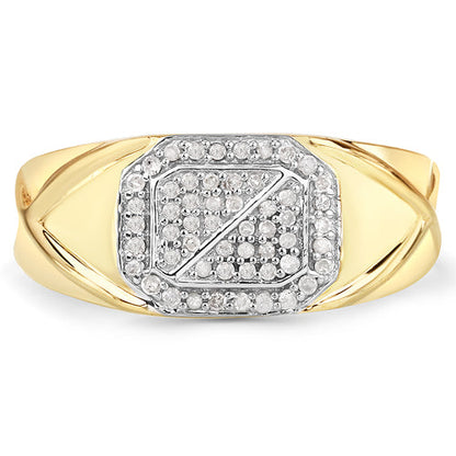 0.24 Carat Genuine White Diamond .925 Sterling Silver Ring Bids.com