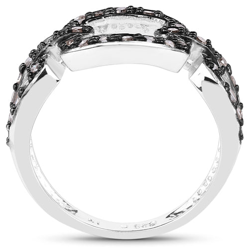 0.32 Carat Genuine Champagne Diamond .925 Sterling Silver Ring Bids.com