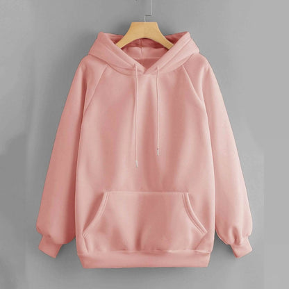 Raglan Sleeve Kangaroo Pocket Hoodie DailySale