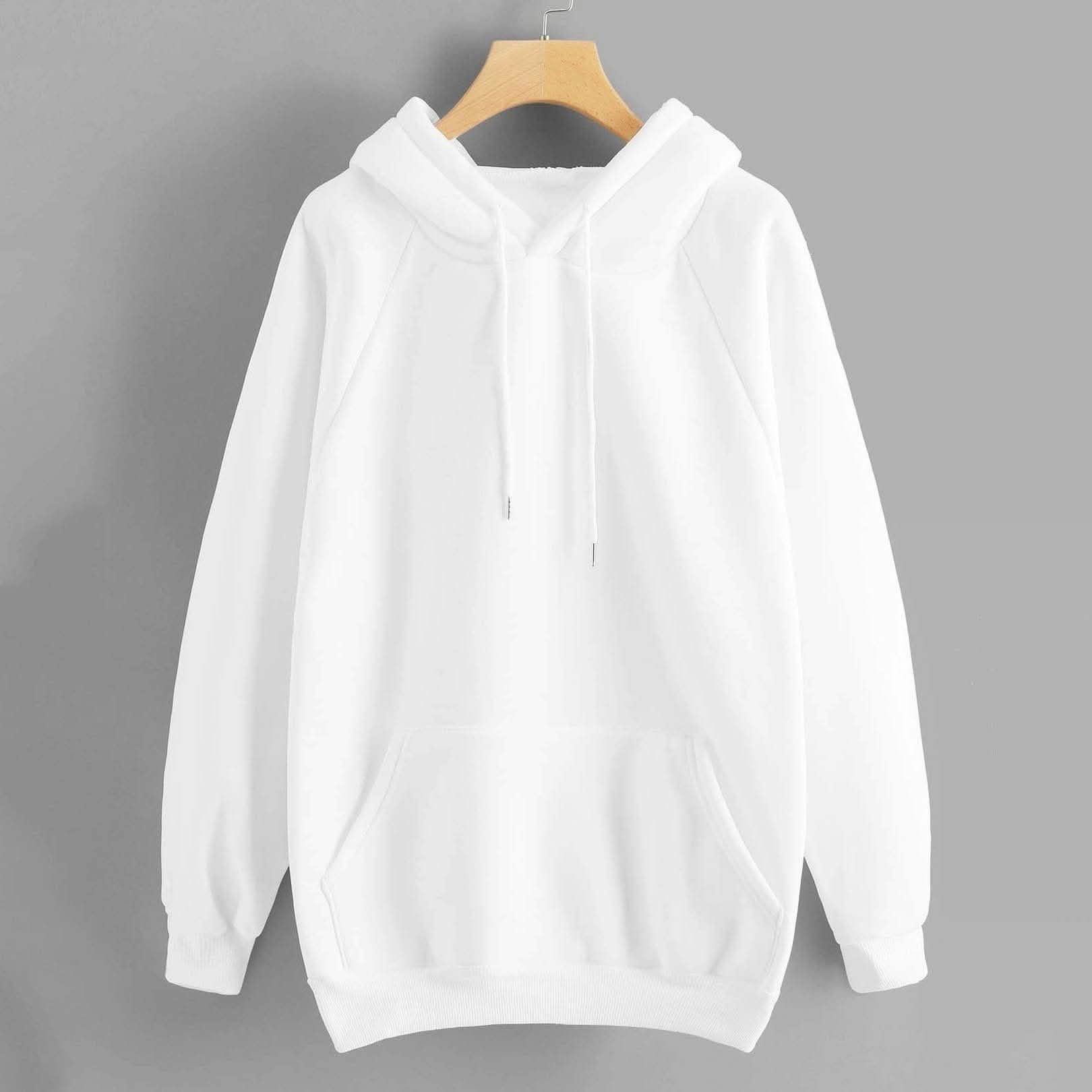 Raglan Sleeve Kangaroo Pocket Hoodie DailySale