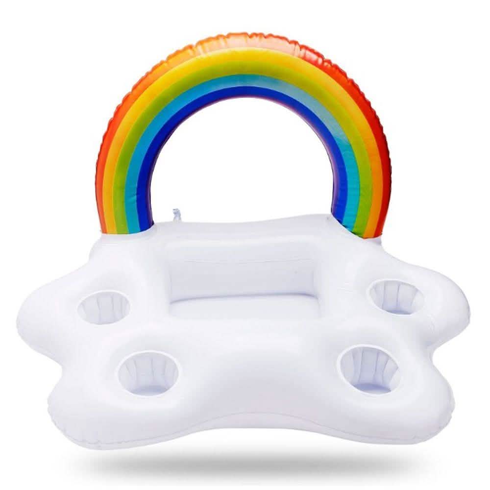 Rainbow Inflatable Pool Bar DailySale