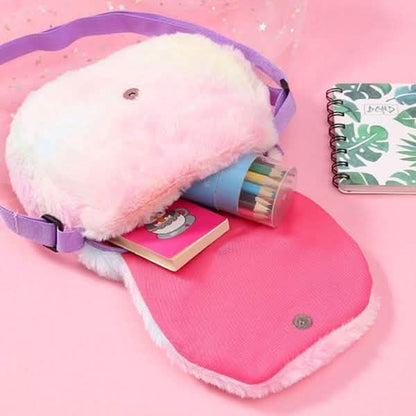 Rainbow Unicorn Plush Shoulder Bag DailySale