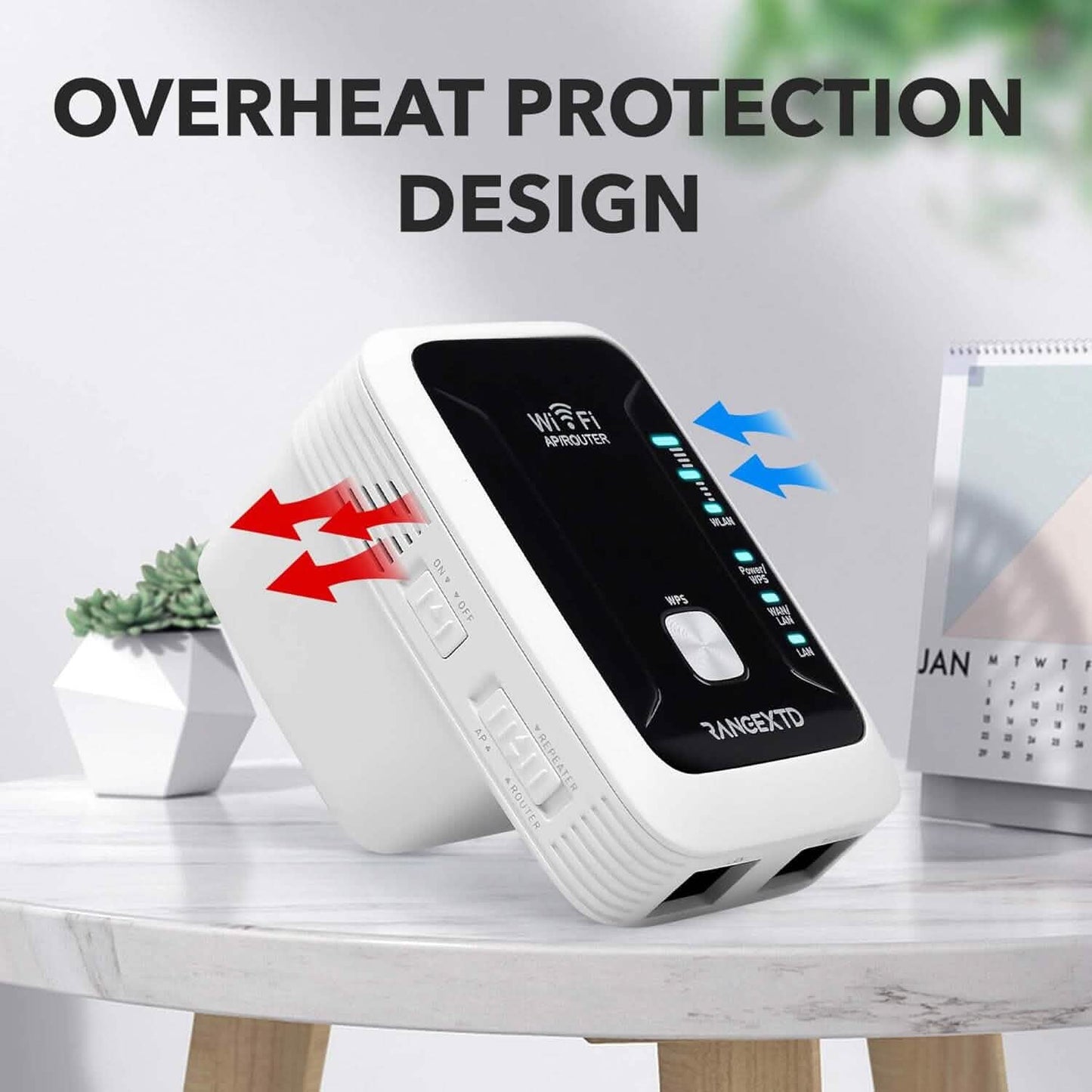 RANGEXTD WiFi Extender with Ethernet Port  (Refurbished) DailySale