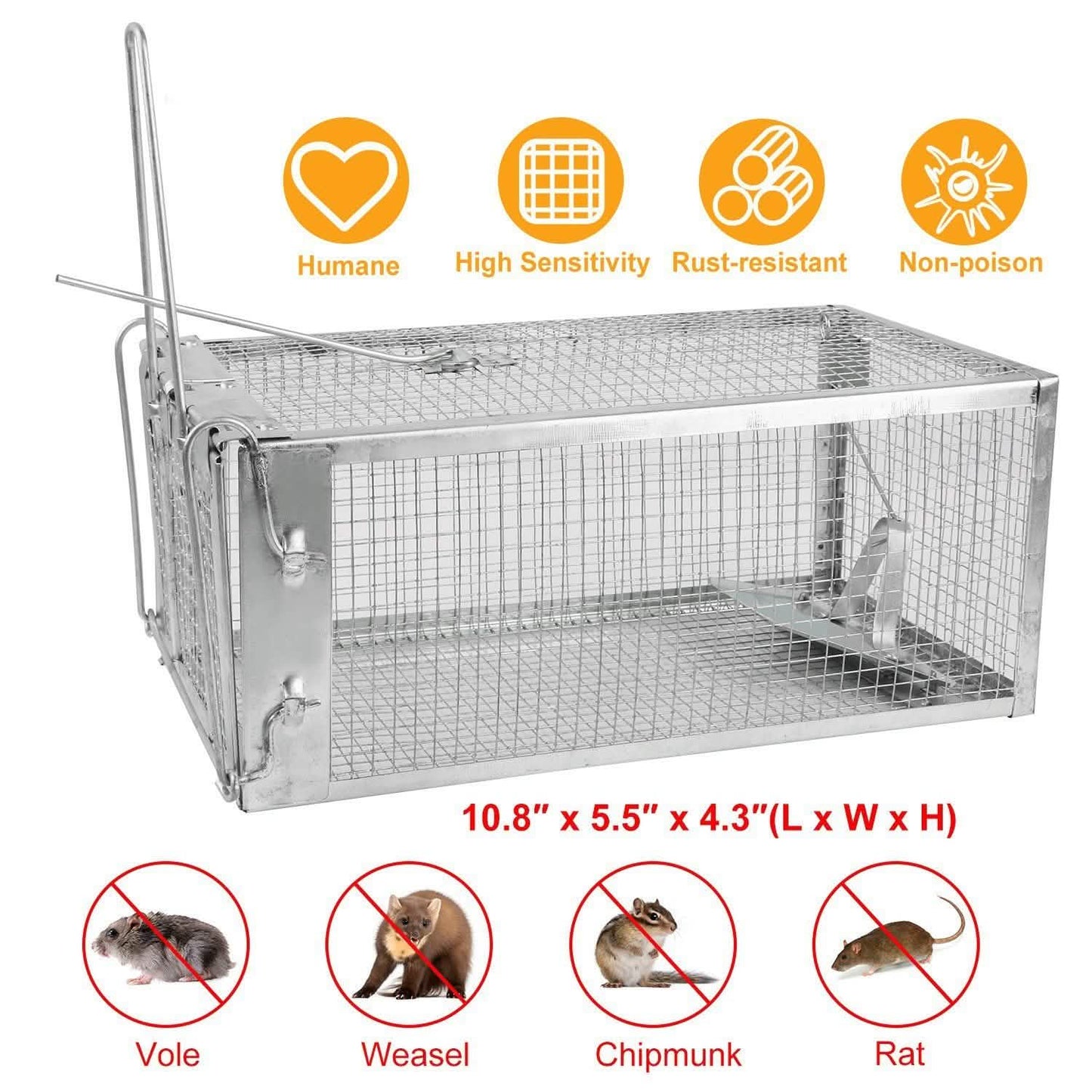 Rat Trap Cage Humane Live Rodent DailySale