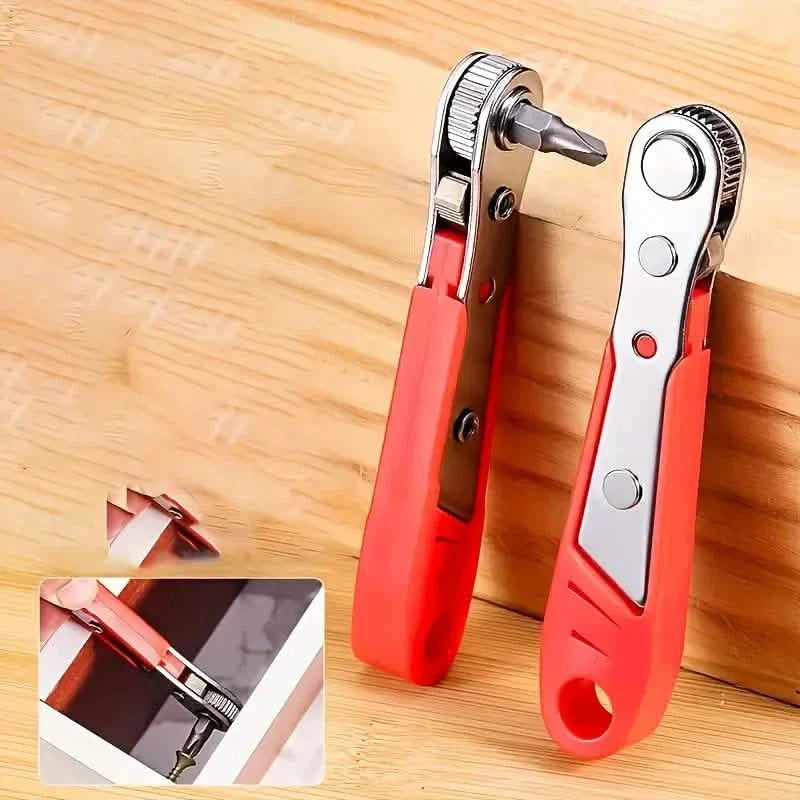 Ratchet Screwdriver Handles Narrow Spaces DailySale