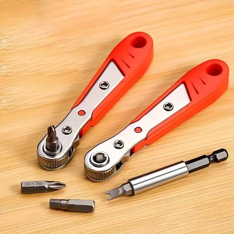 Ratchet Screwdriver Handles Narrow Spaces DailySale