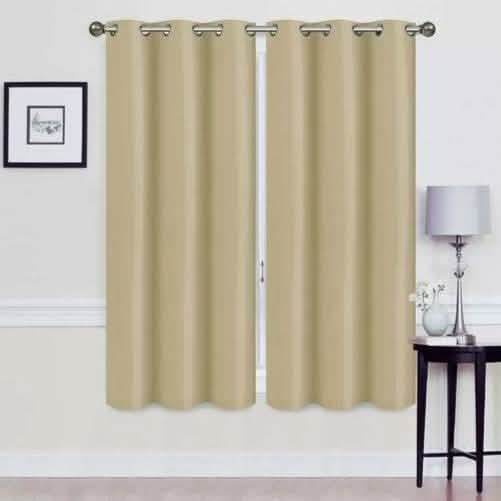 Ravenna Solid Blackout Thermal Grommet Panel Window Shades DailySale
