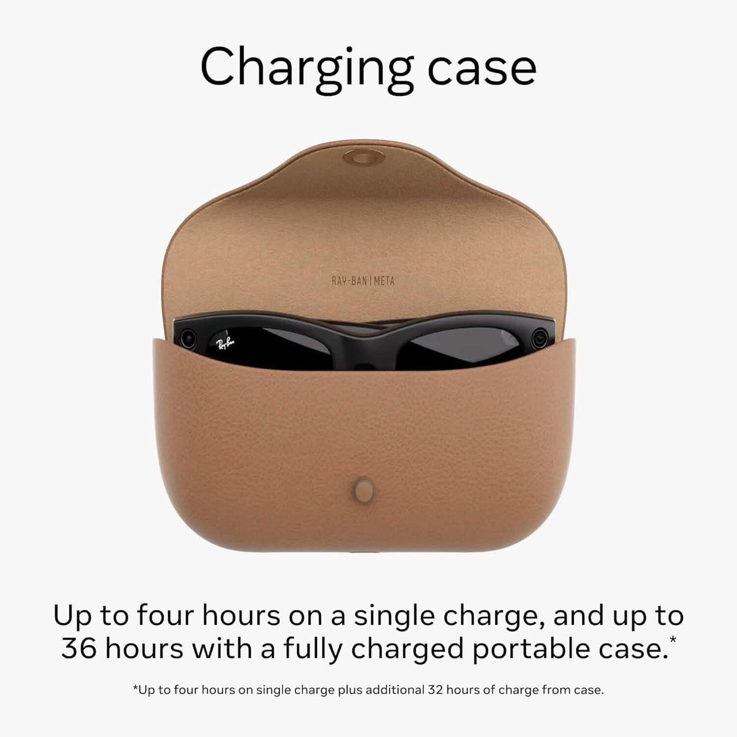 Ray-Ban Meta Wayfarer Large Smart Glasses  (Refurbished) DailySale