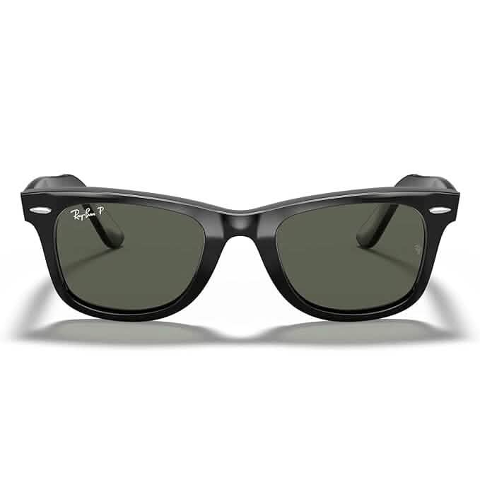 Ray-Ban RB2140 Original Wayfarer Polarized Square Sunglasses (Refurbished) DailySale