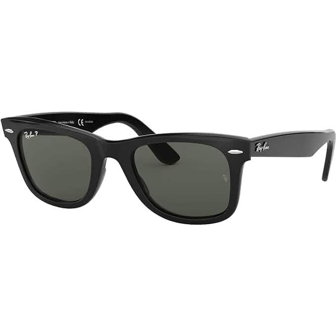 Ray-Ban RB2140 Original Wayfarer Polarized Square Sunglasses (Refurbished) DailySale