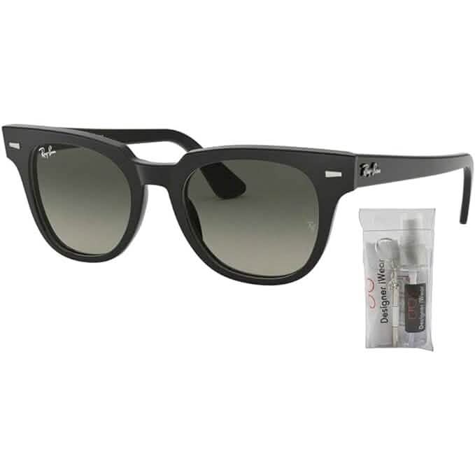 Ray-Ban RB2168 METEOR Sunglasses For Men For Women+ BUNDLE with Designer iWear Eyewear Care Kit  (Refurbished) DailySale