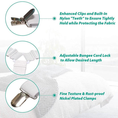 Raytour Non-Slip Bed Sheet Clip DailySale